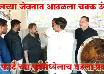 Video धक्कादायक : थर्टी फस्टच्या पुर्व संध्येला भाजीत निघाला उंदीर… जालना शहरातील नामांकीत हॉटेलमधील प्रकार