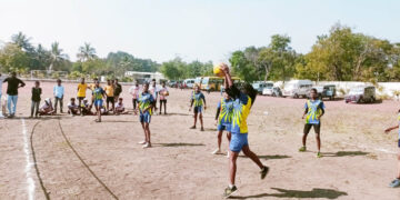 विभागस्तरीय शालेय थ्रोबॉल क्रीडा स्पर्धेस प्रारंभ