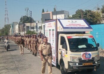 पोलिस प्रशिक्षण केंद्रातील 450 प्रशिक्षणार्थ्यांकडून बालविवाह प्रतिबंध कायद्याची जनजागृती