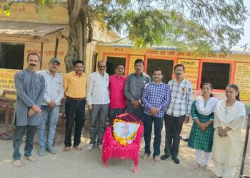जनता हायस्कूल जालना येथे कवी कुसुमाग्रज यांची जयंती मराठी भाषा गौरव दिन म्हणून साजरी 