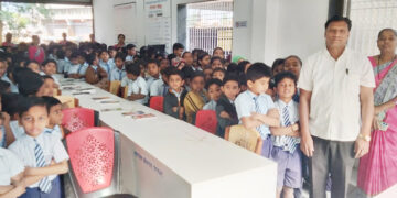 संस्कार प्रबोधिनी प्राथमिक विद्यालयाच्या विद्यार्थ्यांनी दिली नागसेन ग्रंथालयलयास क्षेत्र भेट