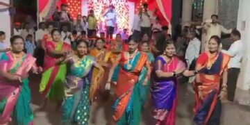 कुंभारी येथे महिलांच्या मंगळा गौर कार्यक्रमाने सर्वांचेच लक्ष वेधले