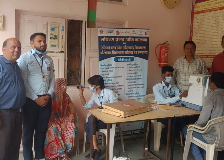 लॉयन्स क्लबच्या शिबिरात 130 जणांची मोफत नेत्र तपासणी