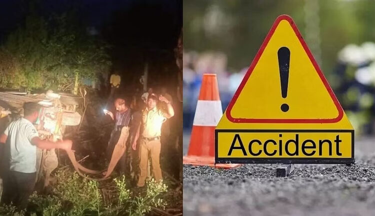 नगर-कल्याण महामार्गावर भयानक अपघात; तरुणीसह महिलेचा जागीच मृत्यू, एक जण गंभीर