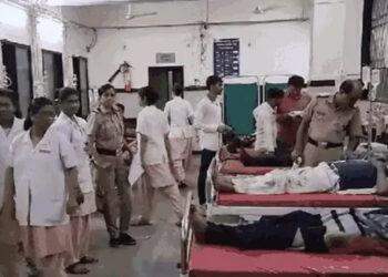 छत्रपती संभाजीनगर-जालना महामार्गावर पुणे-नागपूर बसला भीषण अपघात