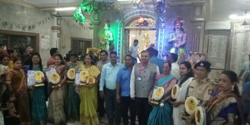 चाईल्ड केअर संस्थेतर्फे नवदुर्गांचा सन्मान
