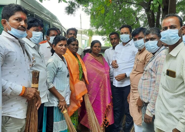 घनसावंगीत भाजपचे स्वच्छता हीच सेवा अभियान