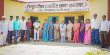 इनरव्हील क्लब जालना होरायझनतर्फे शाळेला शैक्षणिक साहित्याचे लोकार्पण
