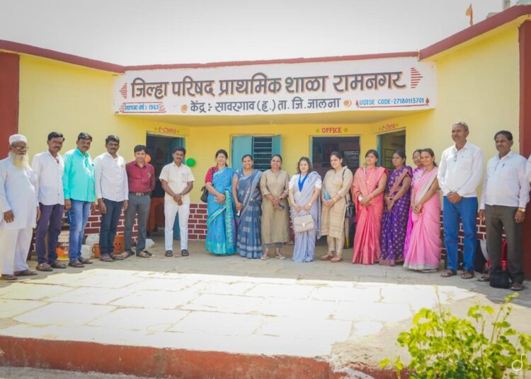 इनरव्हील क्लब जालना होरायझनतर्फे शाळेला शैक्षणिक साहित्याचे लोकार्पण