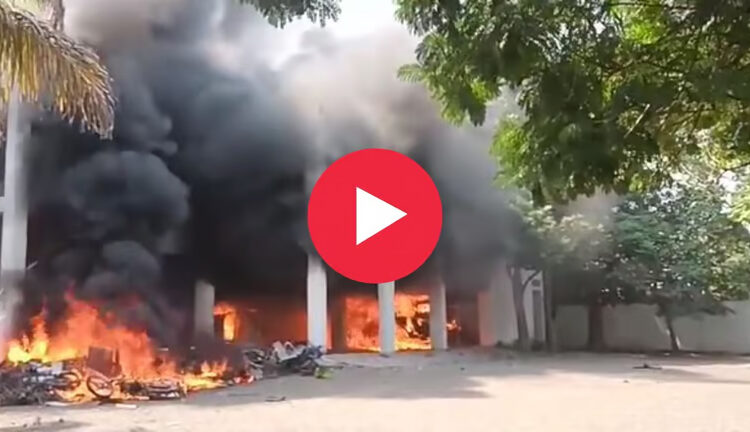 बीडमध्ये मराठा आरक्षण आंदोलन चिघळलं