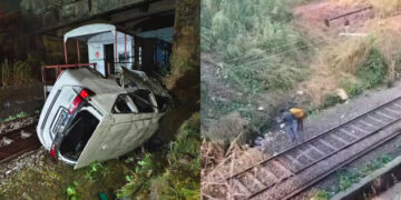 कर्जत-नेरळ मार्गावर भयानक अपघात