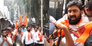 मुंबईत मराठी पाट्यांचा प्रश्न पेटला, आंदोलन करणाऱ्या मनसे कार्यकर्त्यांची धरपकड