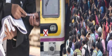 विनातिकीट प्रवास केला म्हणून रोखलं, तरूणीने टीसीवरच चढवला हल्ला