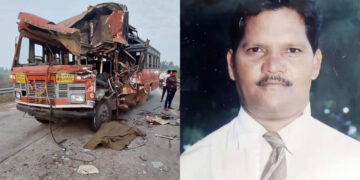 सहलीला निघालेल्या एसटी बसला भीषण अपघात; शिक्षकाचा जागीच मृत्यू,