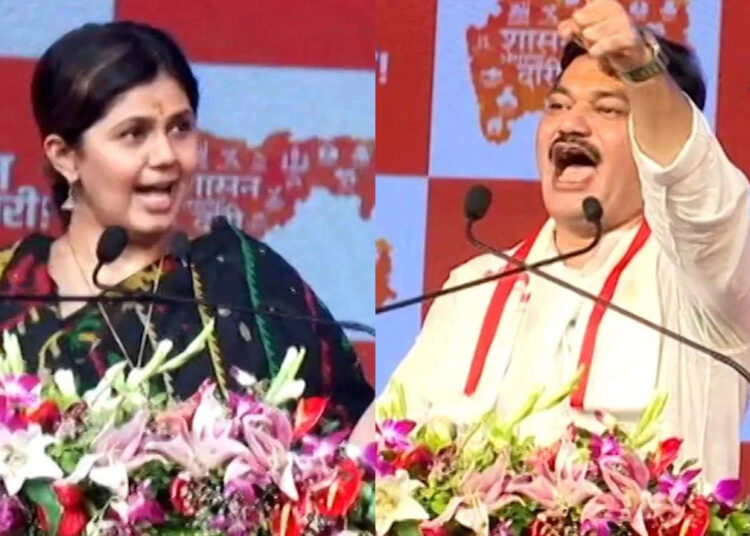 महाराष्ट्राला हेच चित्र पाहायचं होतं, एकाच मंचावर बहीण-भाऊ; बीडमध्ये काय घडलं?