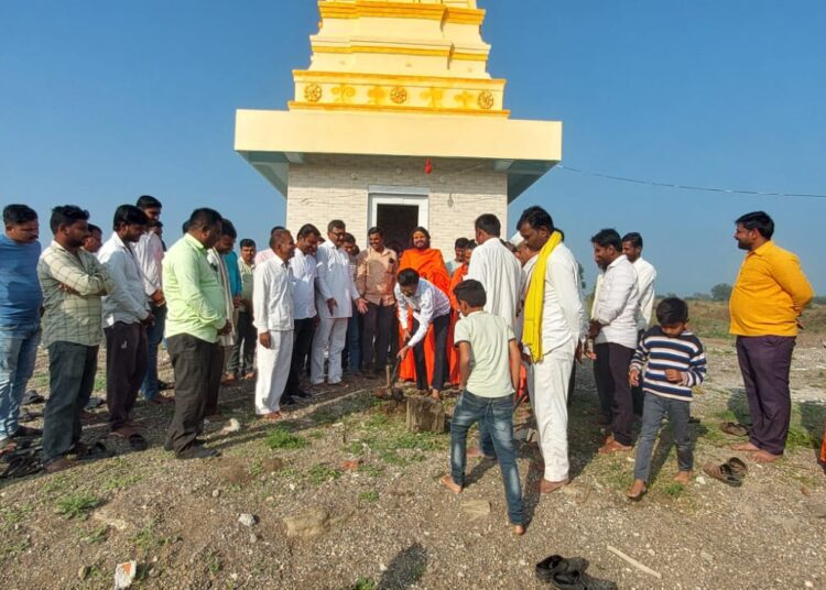 सतीश घाटगे यांच्या प्रयत्नांना यश; जनार्दन स्वामी आश्रमात विकास कामास प्रारंभ