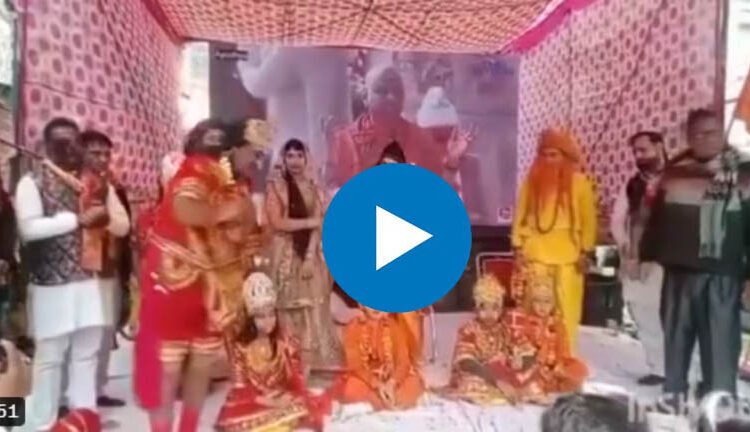 रामलीला मंचावरच हनुमान साकारणाऱ्या अभिनेत्याला आला हार्टअटॅक