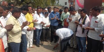  जनसुविधेसाठी सतीश घाटगे यांनी मिळवून दिला ५० लाखाचा निधी पूर्ण झालेल्या कामांचे उत्साहात लोकार्पण