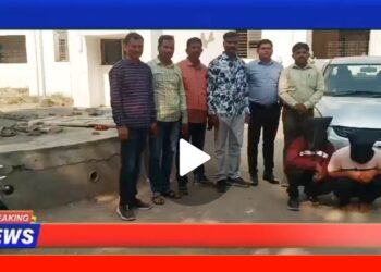 Video-चाकूचा धाक दाखवून कार पळवून नेणार्‍या 3 आरोपींना अहमदनगर जिल्ह्यातून अटक; सिनेस्टाईल पाठलाग करुन घेतलं ताब्यात
