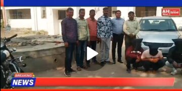 Video-चाकूचा धाक दाखवून कार पळवून नेणार्‍या 3 आरोपींना अहमदनगर जिल्ह्यातून अटक; सिनेस्टाईल पाठलाग करुन घेतलं ताब्यात
