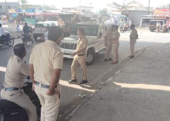 कुंभारीत कडक बंदोबस्त; वातावरण शांत; दोन गटांतील मारहाण प्रकरण : वज्रसह दंगा नियंत्रण पथकाच्या गस्तीसह पोलिस बंदोबस्त