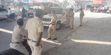 कुंभारीत कडक बंदोबस्त; वातावरण शांत; दोन गटांतील मारहाण प्रकरण : वज्रसह दंगा नियंत्रण पथकाच्या गस्तीसह पोलिस बंदोबस्त