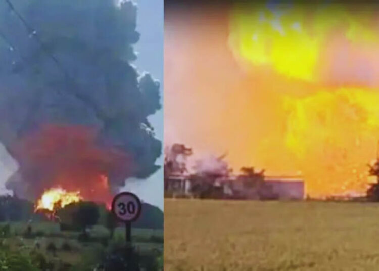 मध्य प्रदेशात फटाक्यांच्या फॅक्टरीत भीषण स्फोट; ६ जणांचा होरपळून मृत्यू
