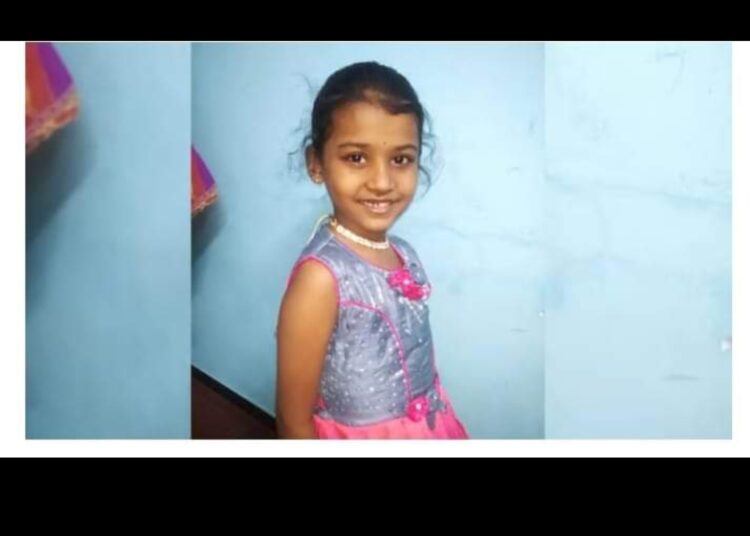 मुस्तीत  वीज कोसळली बालिका मृत्युमुखी