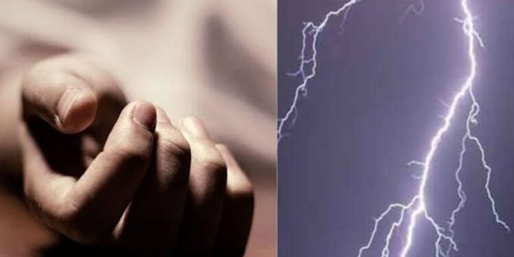 कुंभारीत वीज पडून एकाचा मृत्यू