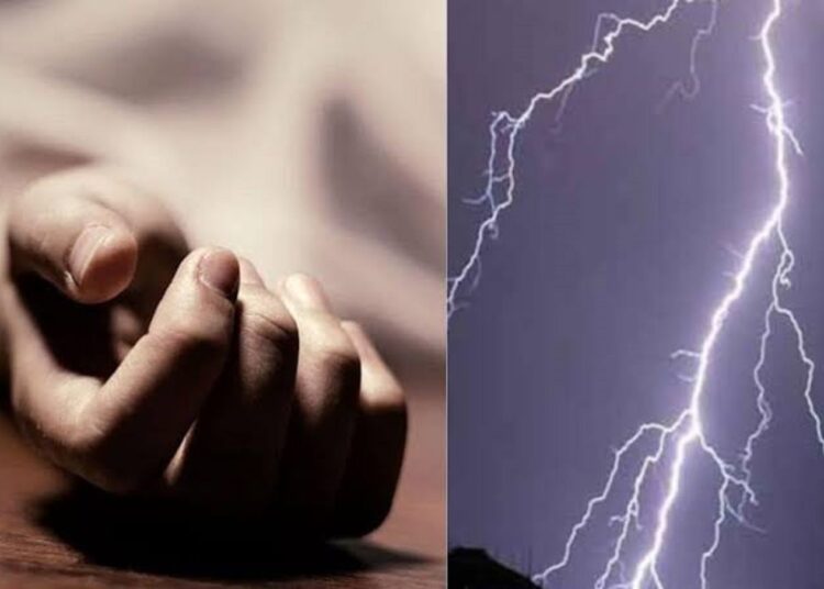 कुंभारीत वीज पडून एकाचा मृत्यू