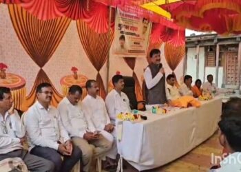 जालना तालुक्यातील पळसखेडा येथे 1 कोटी 54 लाक्ष रुपयाच्या कामाचं आमदार बबनराव लोणीकर यांच्या हस्ते उद्घाटन