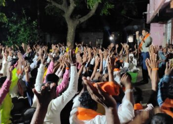 सतीश घाटगेंच्या नेतृत्वाखाली सरफगव्हाणकरांनी भरला हुंकार