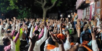 सतीश घाटगेंच्या नेतृत्वाखाली सरफगव्हाणकरांनी भरला हुंकार