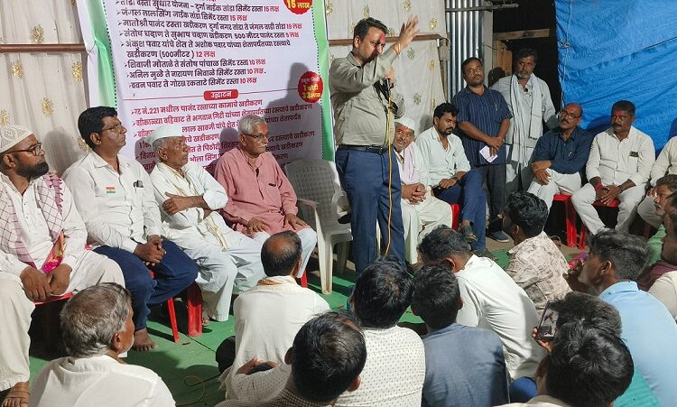 सतीश घाटगे यांच्या नेतृत्वाखाली वडीकाळ्या गाव समृद्ध