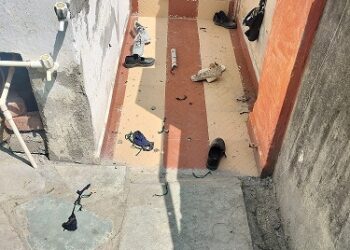 जमुना नगर येथे सुतळी बॉम्ब ने दुचाकी जाळण्याचा प्रयत्न