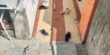 जमुना नगर येथे सुतळी बॉम्ब ने दुचाकी जाळण्याचा प्रयत्न