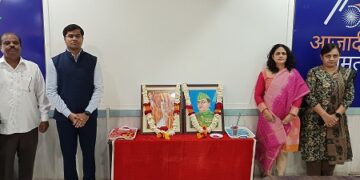 नेताजी सुभाषचंद्र बोस व हिंदुहृदयसम्राट स्व.बाळासाहेब ठाकरे यांना अभिवादन