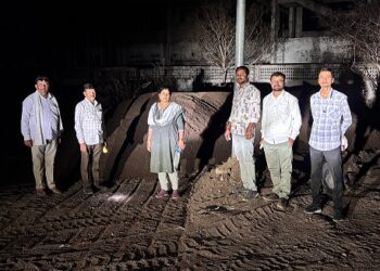 जालना तहसिलदाराची वाळु साठ्यावर कारवाई; 18 ब्रास वाळु साठा जप्त